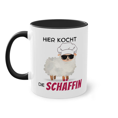 Hier kocht die Schäffin - Zwei-Ton-Tasse