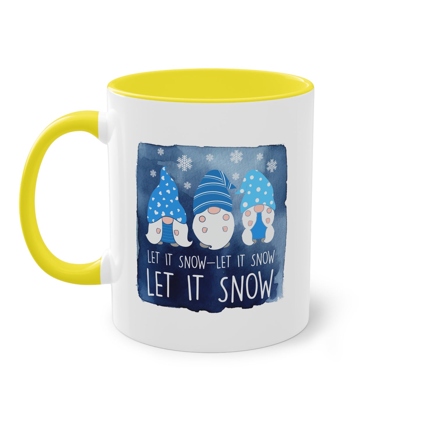 Let it snow! Let it snow! Let it snow! - Zwei-Ton-Kaffeetasse