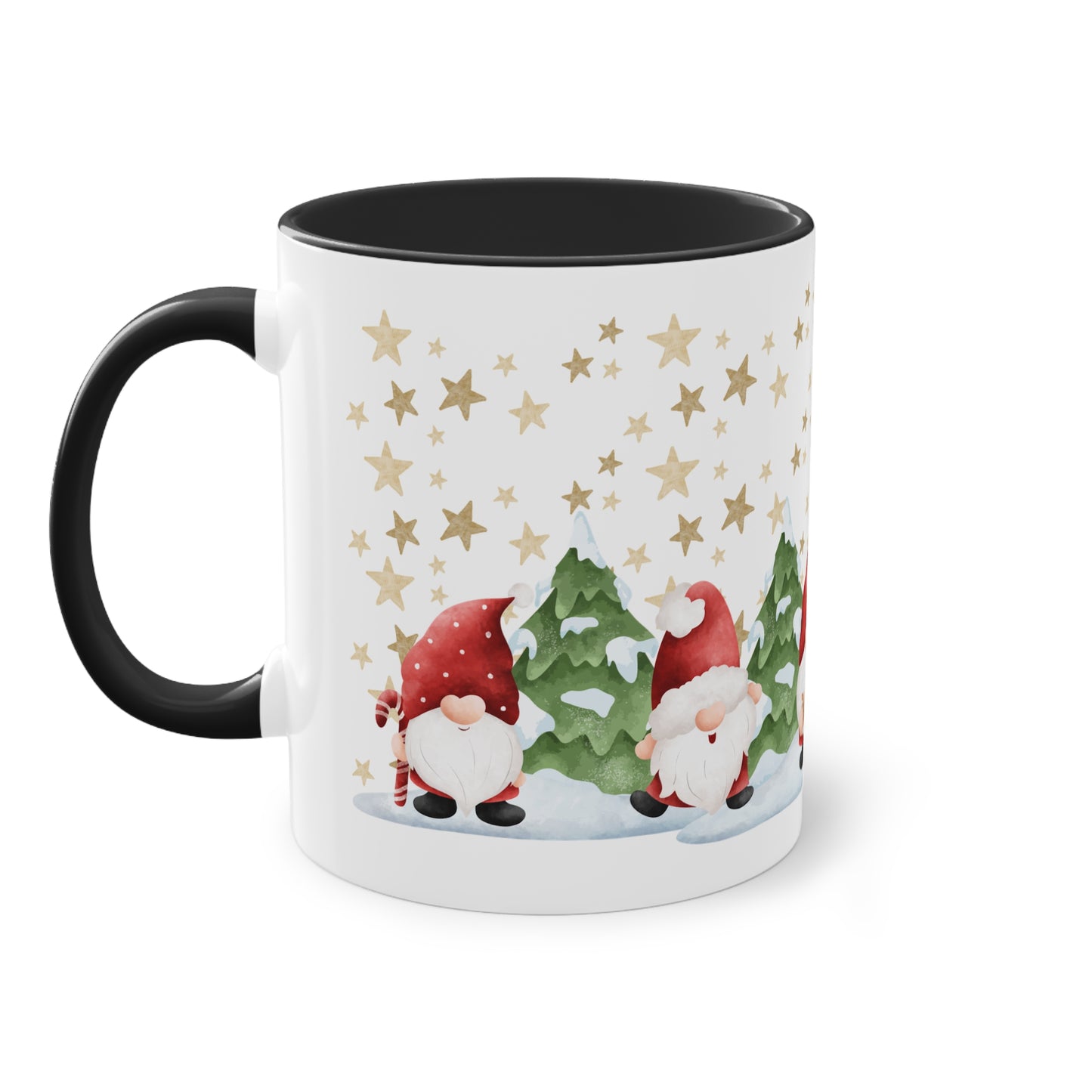 Wichtel, merry Christmas! - Zwei-Ton-Kaffeetasse