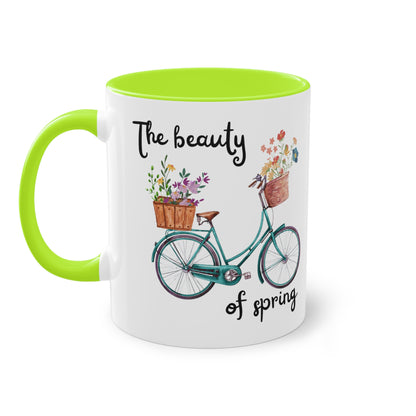 The beauty of spring - Zwei-Ton-Kaffeetasse