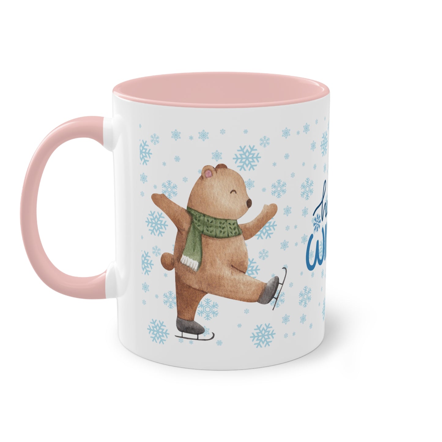 Hello Winter - Zwei-Ton-Kaffeetasse