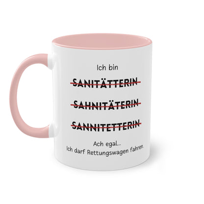 Ich bin Sanitäterin - Zwei-Ton-Tasse
