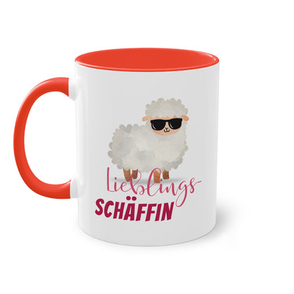 Lieblings-Schäffin - Zwei-Ton-Tasse