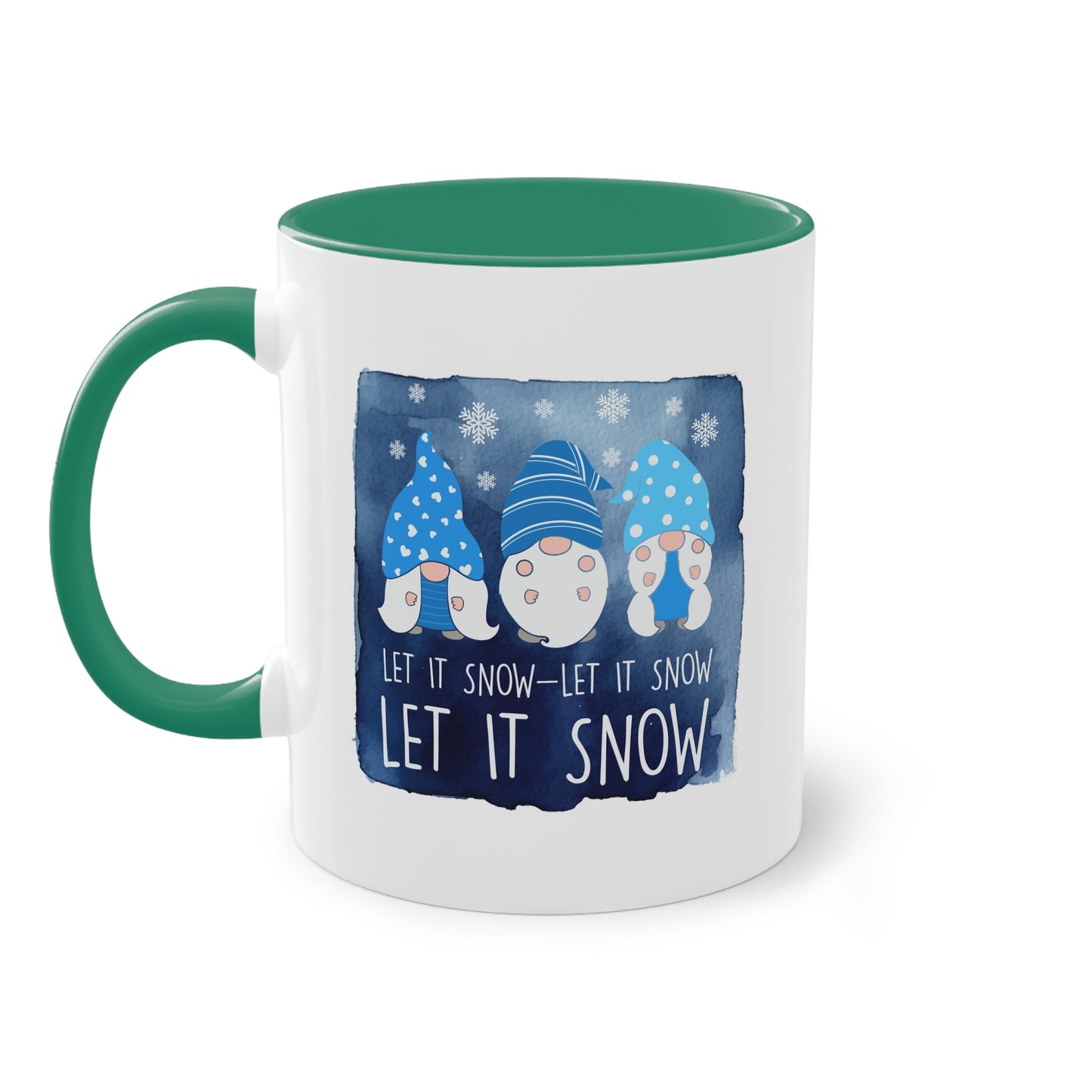 Let it snow! Let it snow! Let it snow! - Zwei-Ton-Kaffeetasse