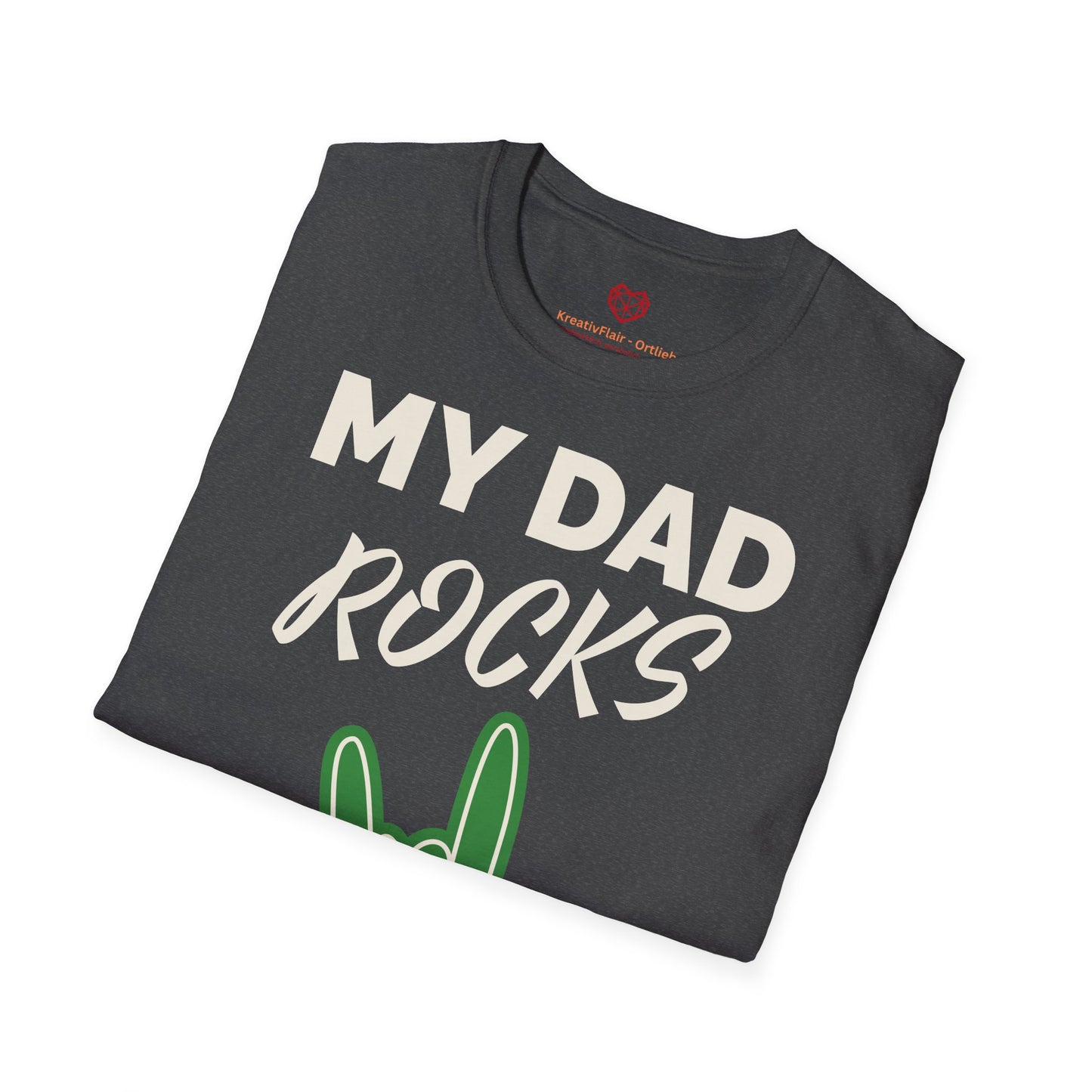 My Dad rocks - Unisex Softstyle T-Shirt