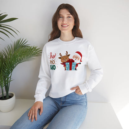 Ho ho ho Rentier und Santa  - Unisex Sweatshirt