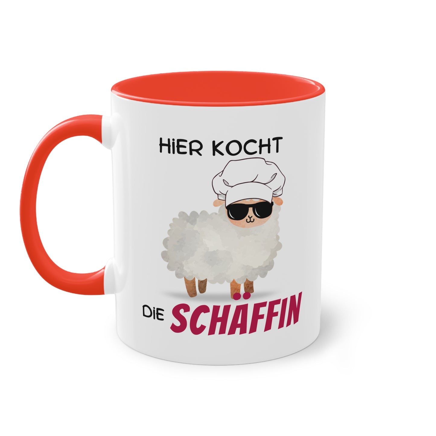 Hier kocht die Schäffin - Zwei-Ton-Tasse