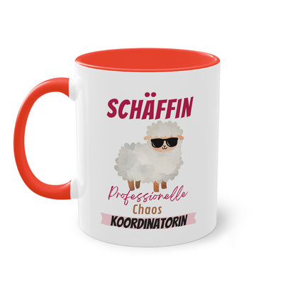 Schäffin professionelle Chaos Koordinatorin - Zwei-Ton-Tasse
