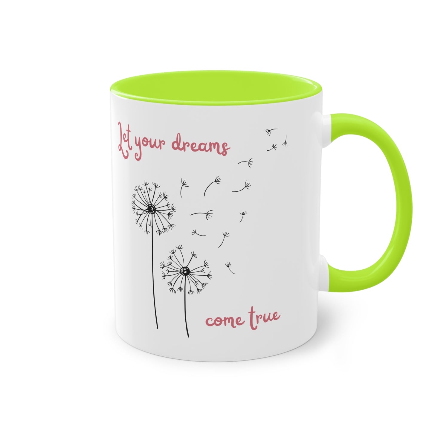 Let your dreams come true - Zwei-Ton-Kaffeetasse