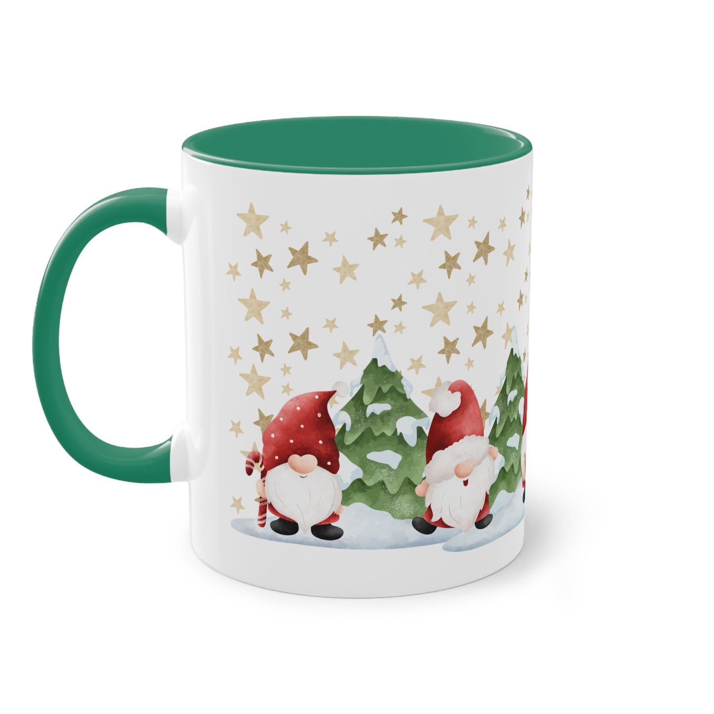 Wichtel, merry Christmas! - Zwei-Ton-Kaffeetasse