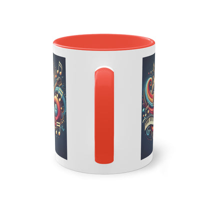 Music the strongest - Zwei-Ton-Kaffeetasse