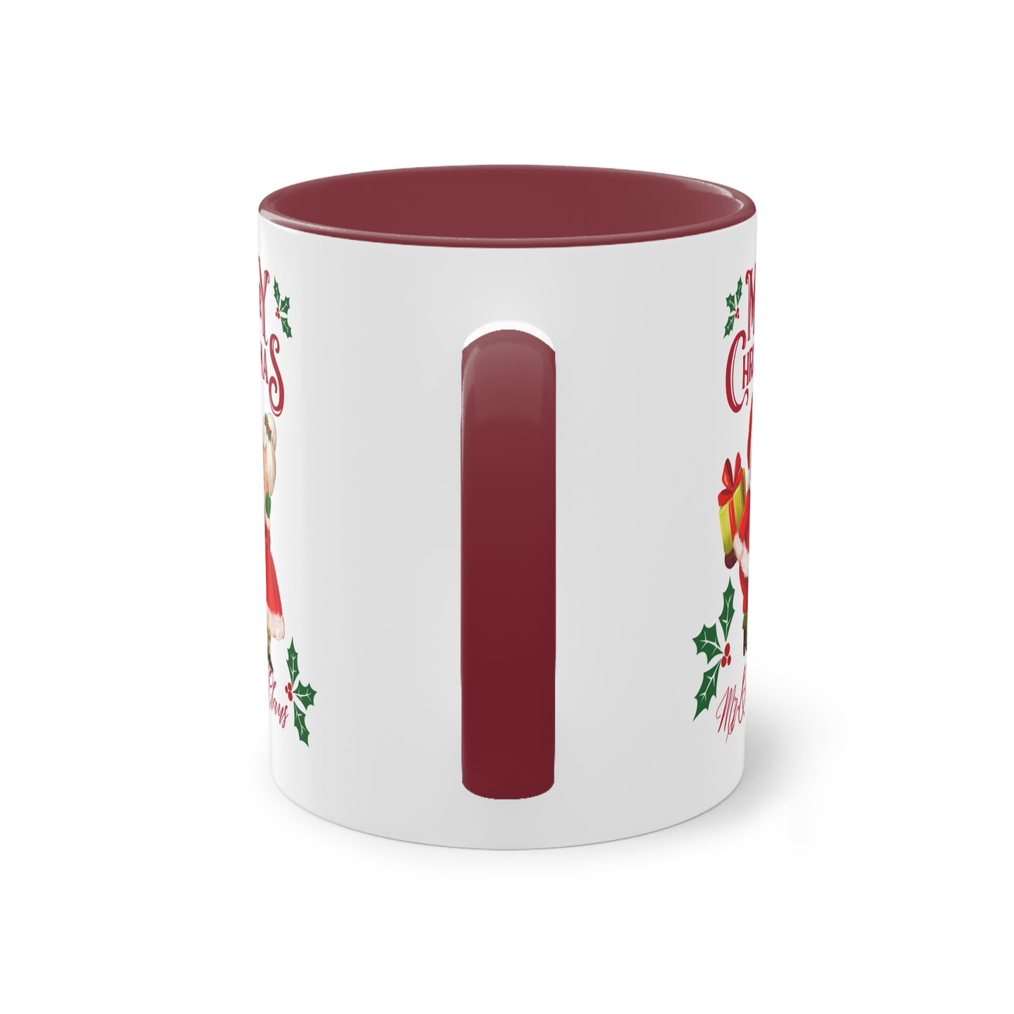 Merry Christmas Mr. & Mrs. Claus - Zwei-Ton-Kaffeetasse