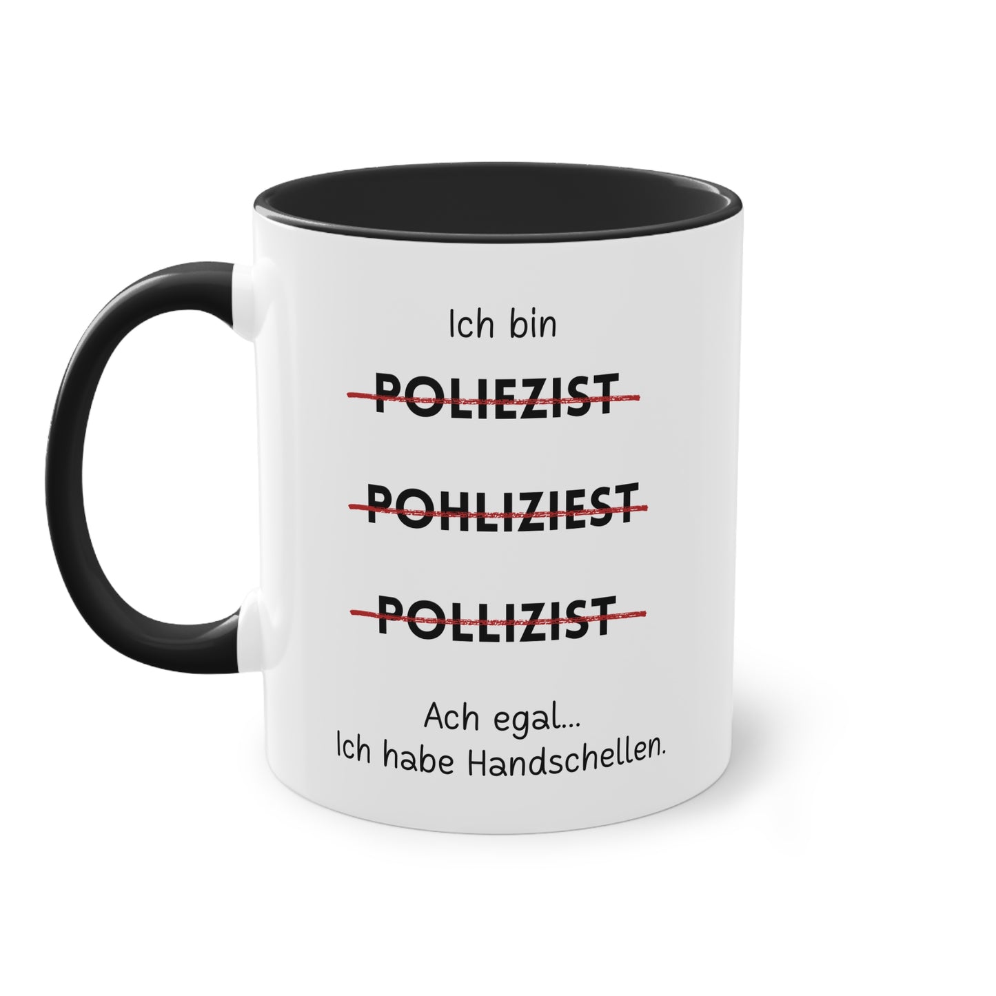 Ich bin Polizist - Zwei-Ton-Tasse