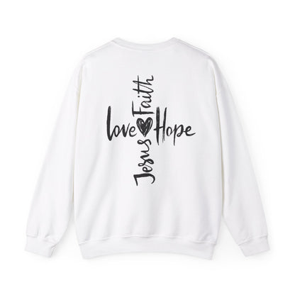 Unisex Sweatshirt - Faith, Love, Hope