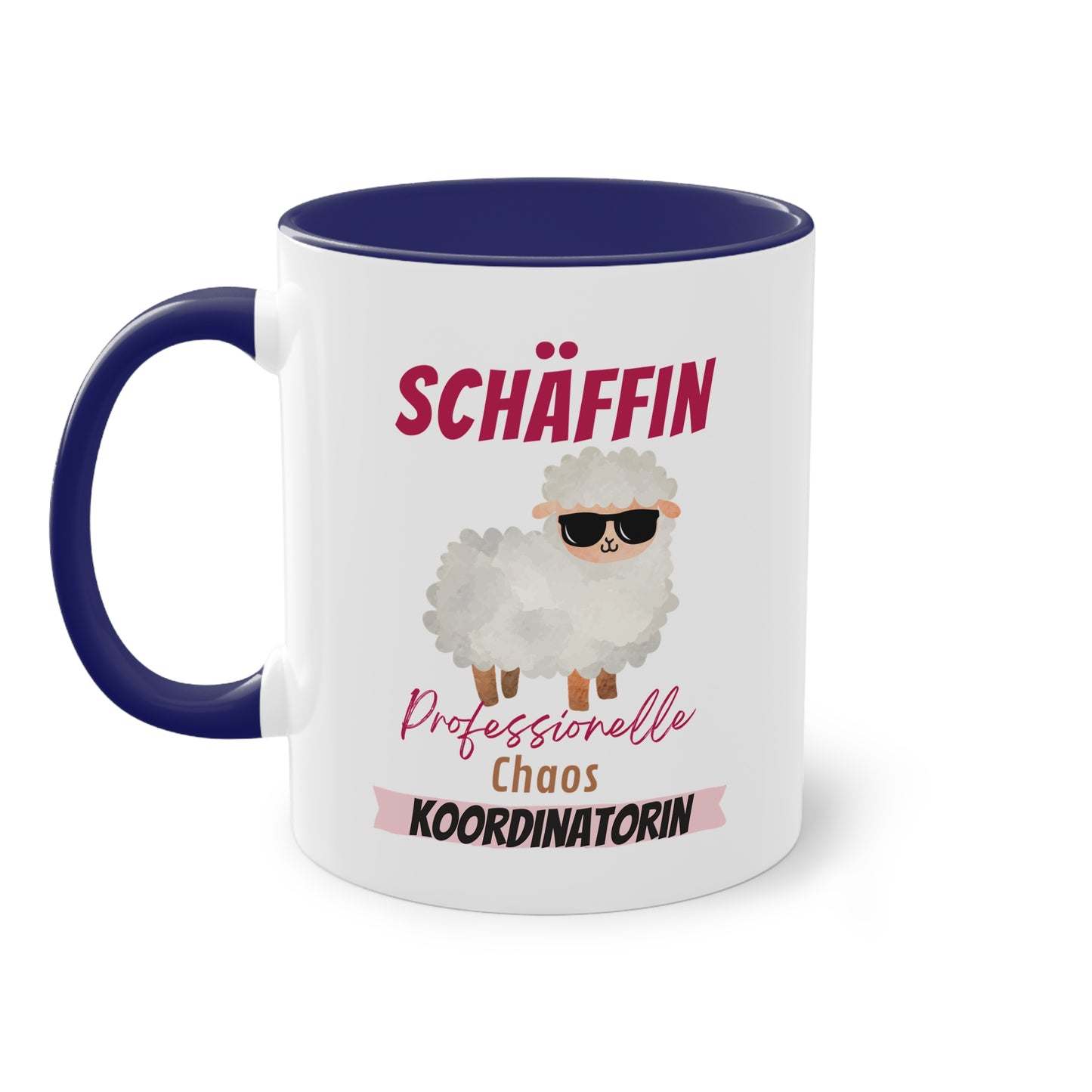 Schäffin professionelle Chaos Koordinatorin - Zwei-Ton-Tasse
