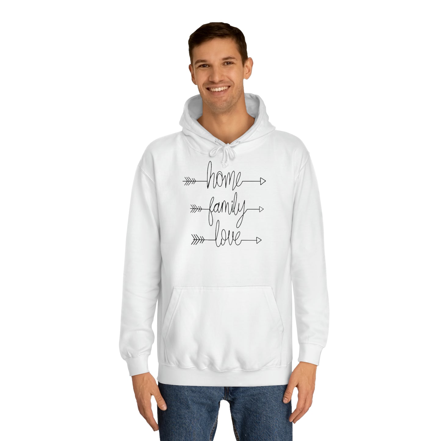 Unisex Hoodie - Home, Love