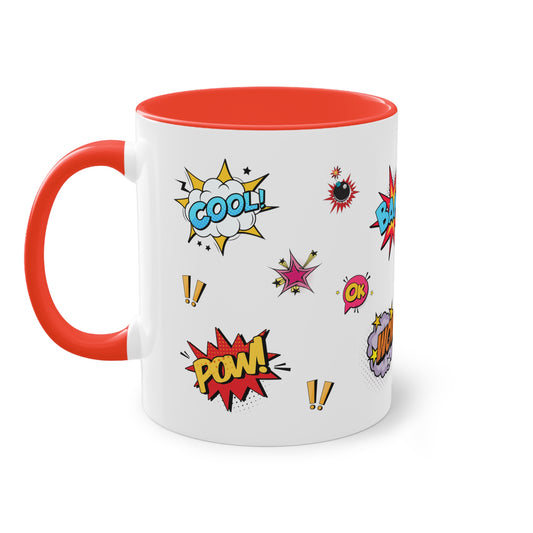 Comic Aussagen - Zwei-Ton-Kaffeetasse