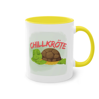 Chillkröte - Zwei-Ton-Kaffeetasse