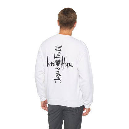 Unisex Sweatshirt - Faith, Love, Hope