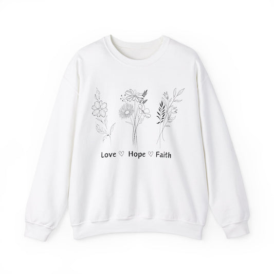 Unisex Sweatshirt - Love Hope Faith