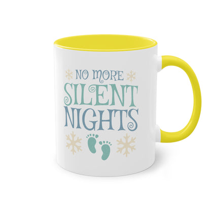 No more silent nights - Zwei-Ton-Kaffeetasse