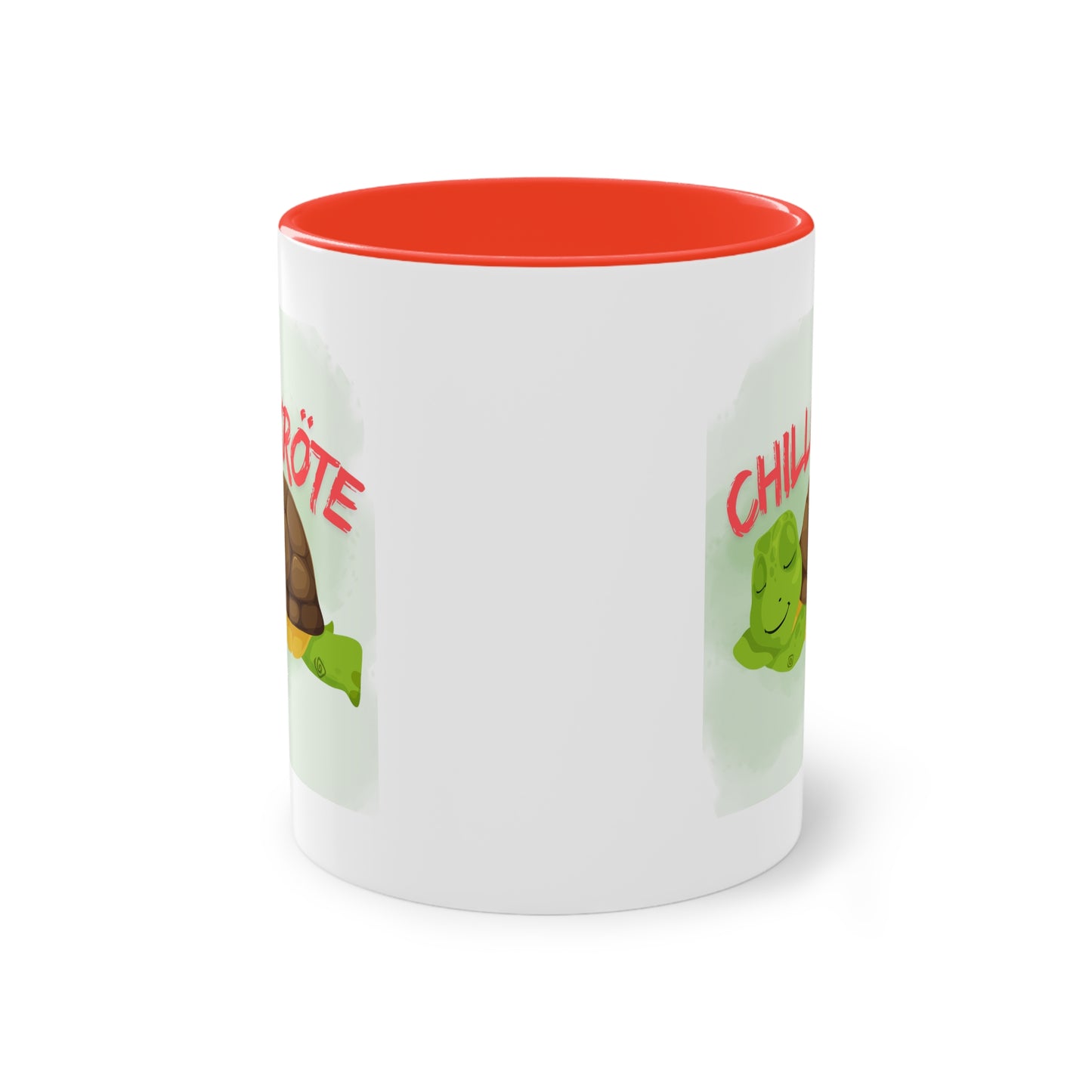 Chillkröte - Zwei-Ton-Kaffeetasse