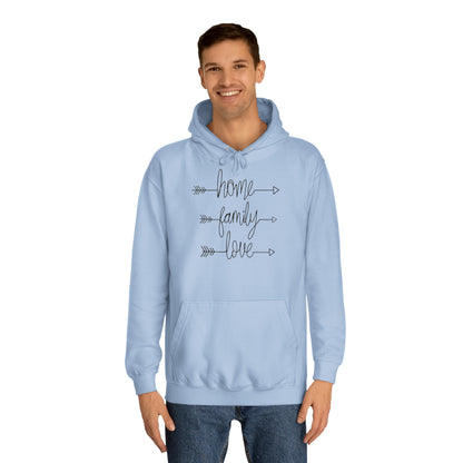 Unisex Hoodie - Home, Love