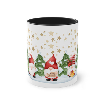 Wichtel, merry Christmas! - Zwei-Ton-Kaffeetasse