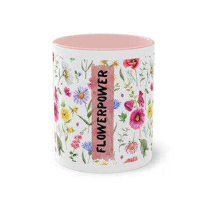 FlowerPower - Zwei-Ton-Kaffeetasse