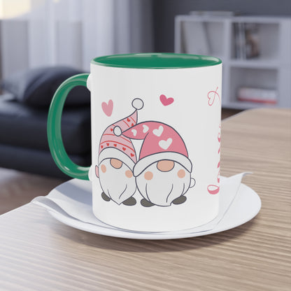 Wichtel Love - Zwei-Ton-Kaffeetasse