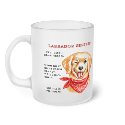 Labrador Gesetze - Milchglas Tasse