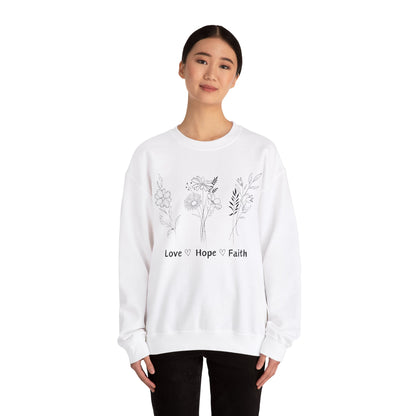 Unisex Sweatshirt - Love Hope Faith