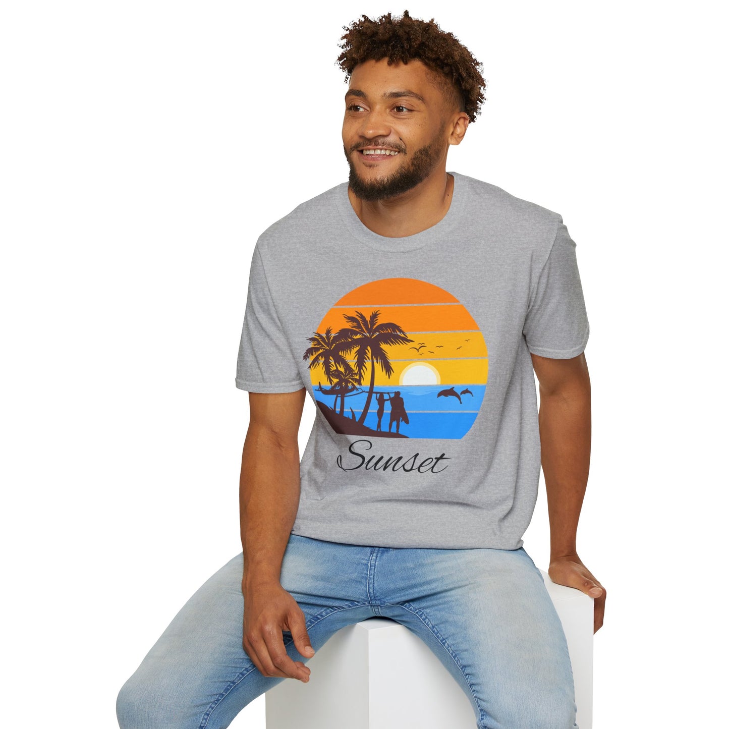 Sunset - Unisex Softstyle T-Shirt