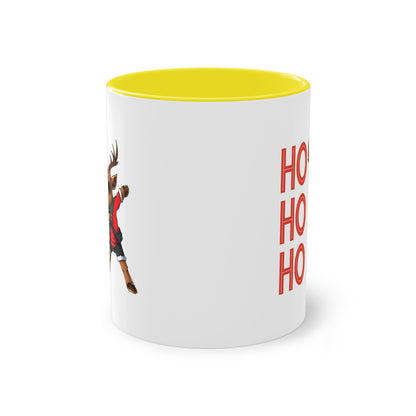 Ho ho ho Rentier  - Zwei-Ton-Kaffeetasse