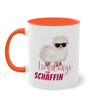 Lieblings-Schäffin - Zwei-Ton-Tasse