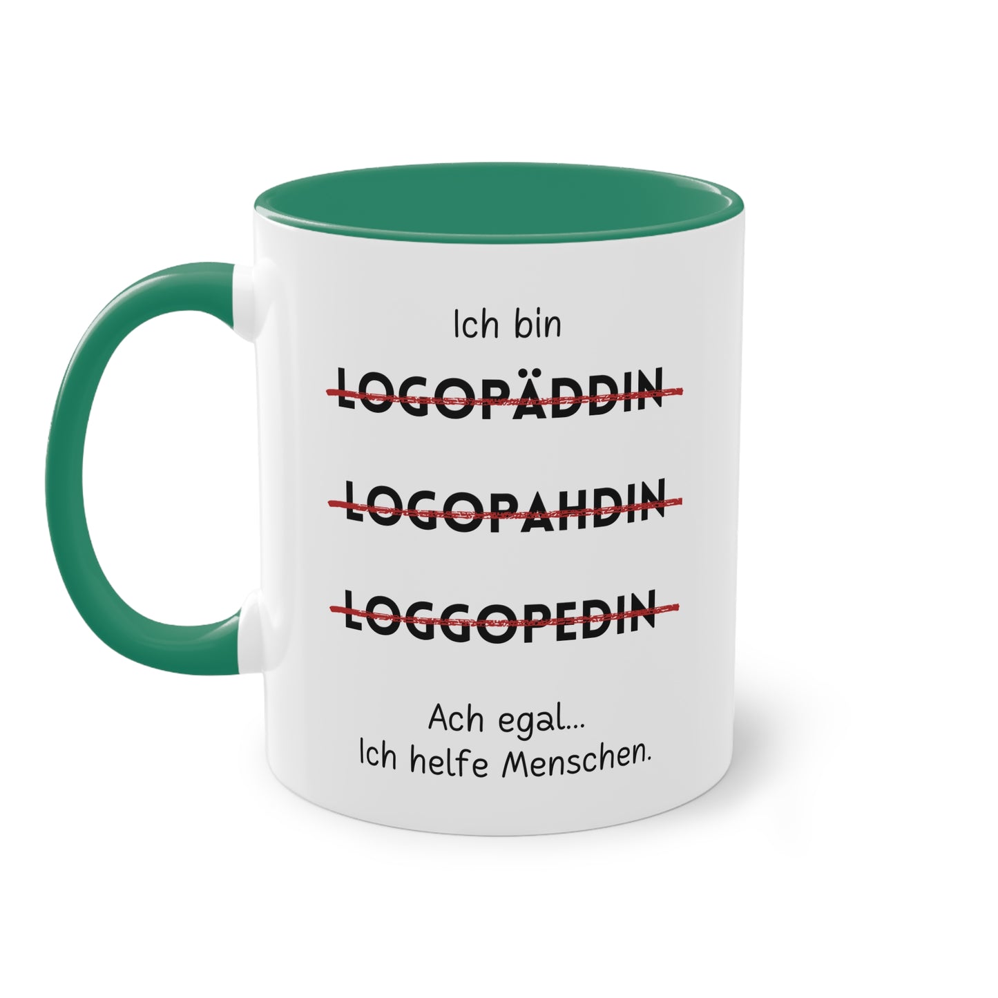 Ich bin Logopädin - Zwei-Ton-Tasse