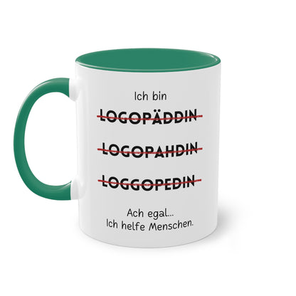 Ich bin Logopädin - Zwei-Ton-Tasse