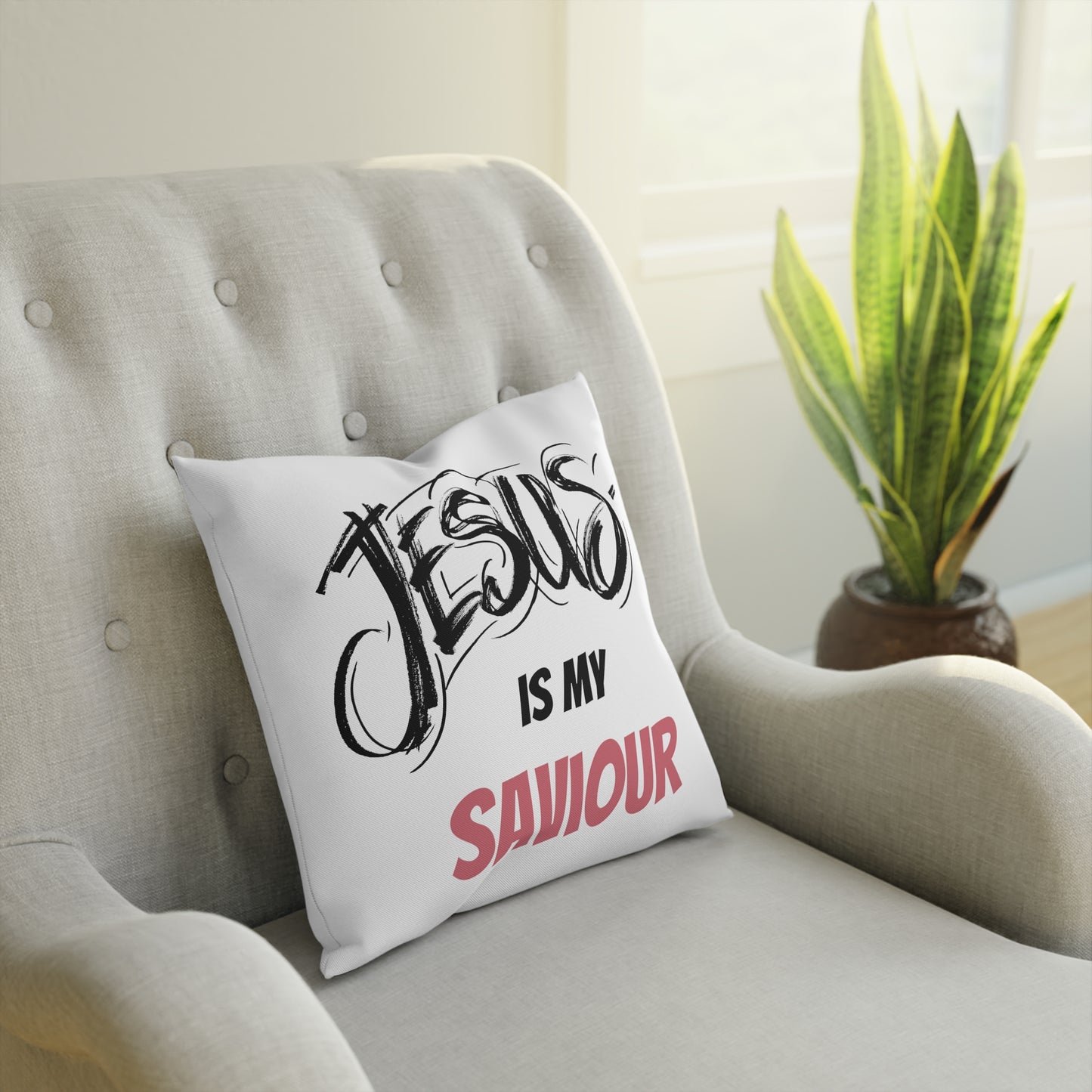 Jesus is my Saviour - Sofa-/Dekokissen