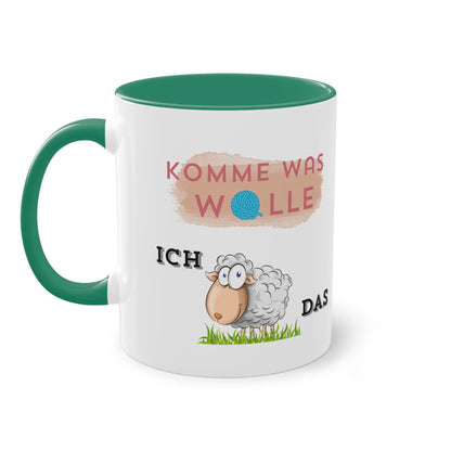 Komme was wolle, ich schaffe das - Zwei-Ton-Tasse