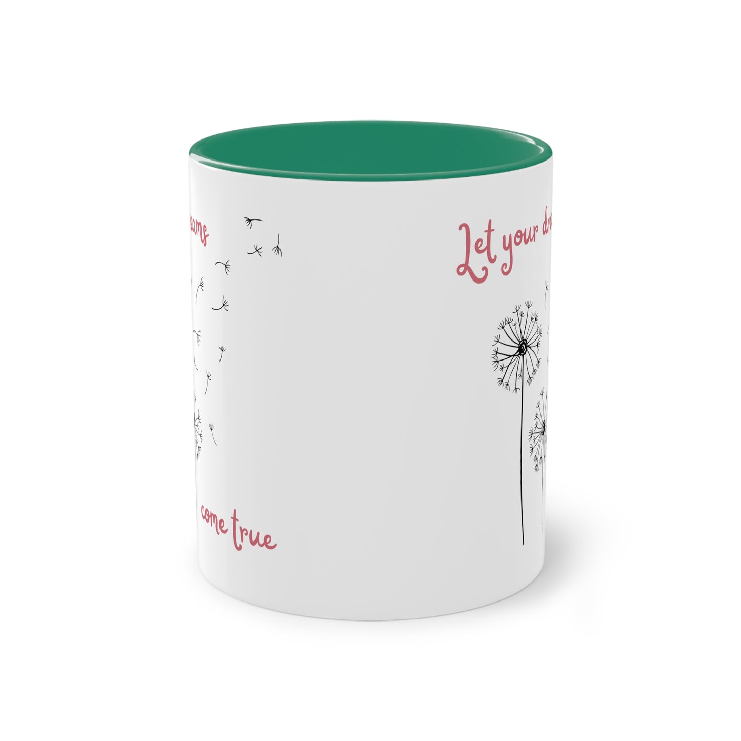 Let your dreams come true - Zwei-Ton-Kaffeetasse