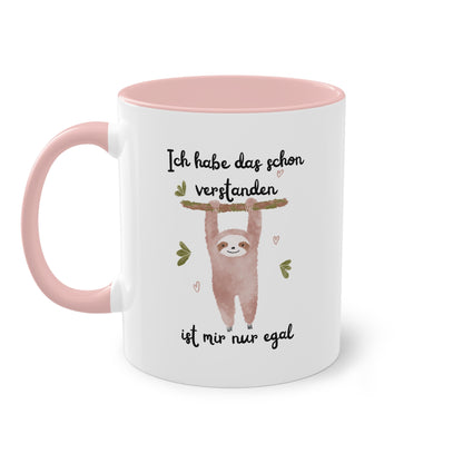 Ich habe das schon verstanden, ist mir nur egal - Zwei-Ton-Tasse