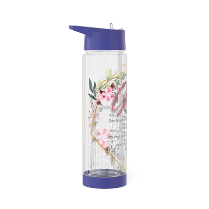 Glaube Substantiv (rosa) - Infuser-Wasserflasche