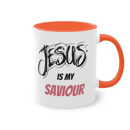 Jesus is my saviour - Zwei-Ton-Kaffeetasse