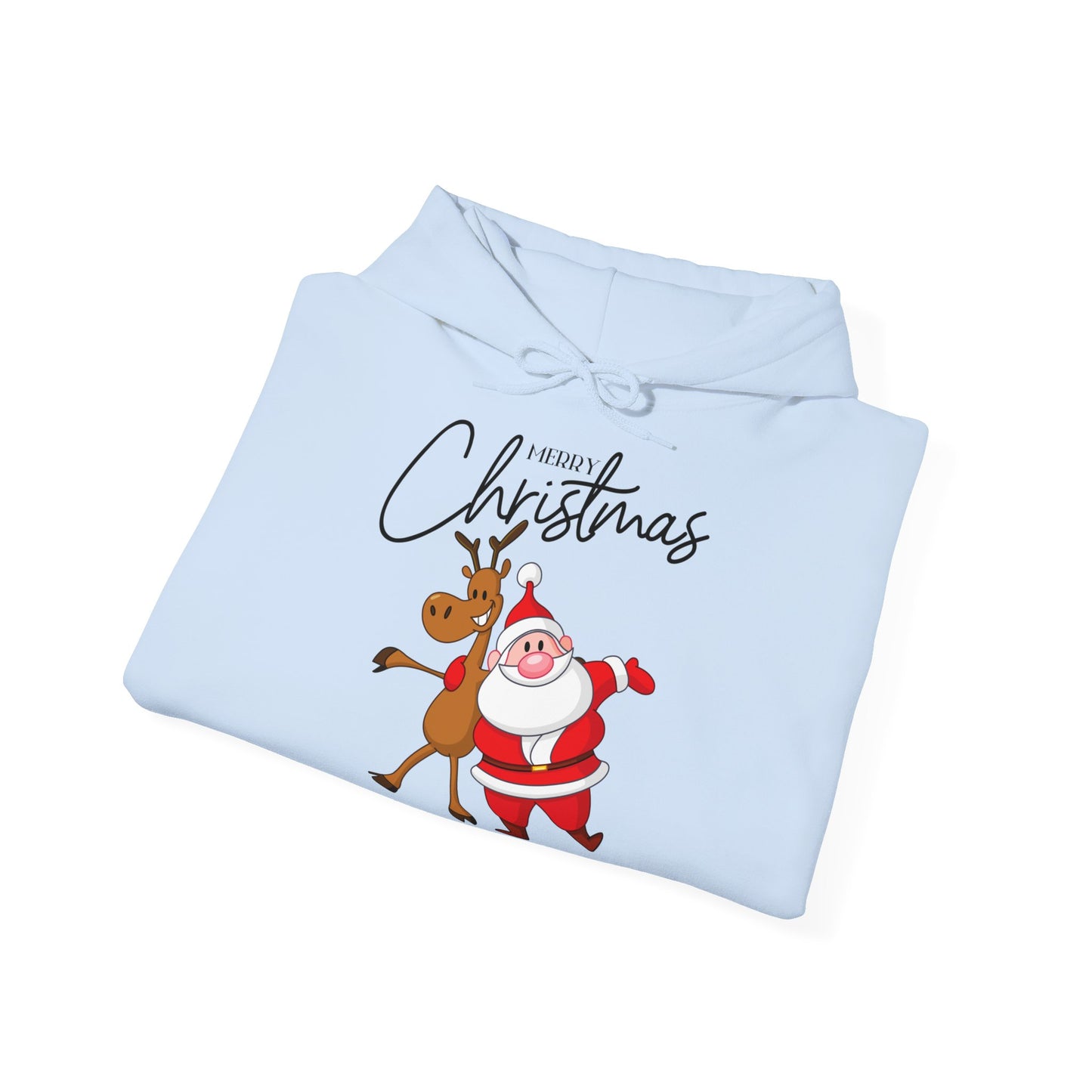 Merry Christmas Rentier und Santa - Hoodie