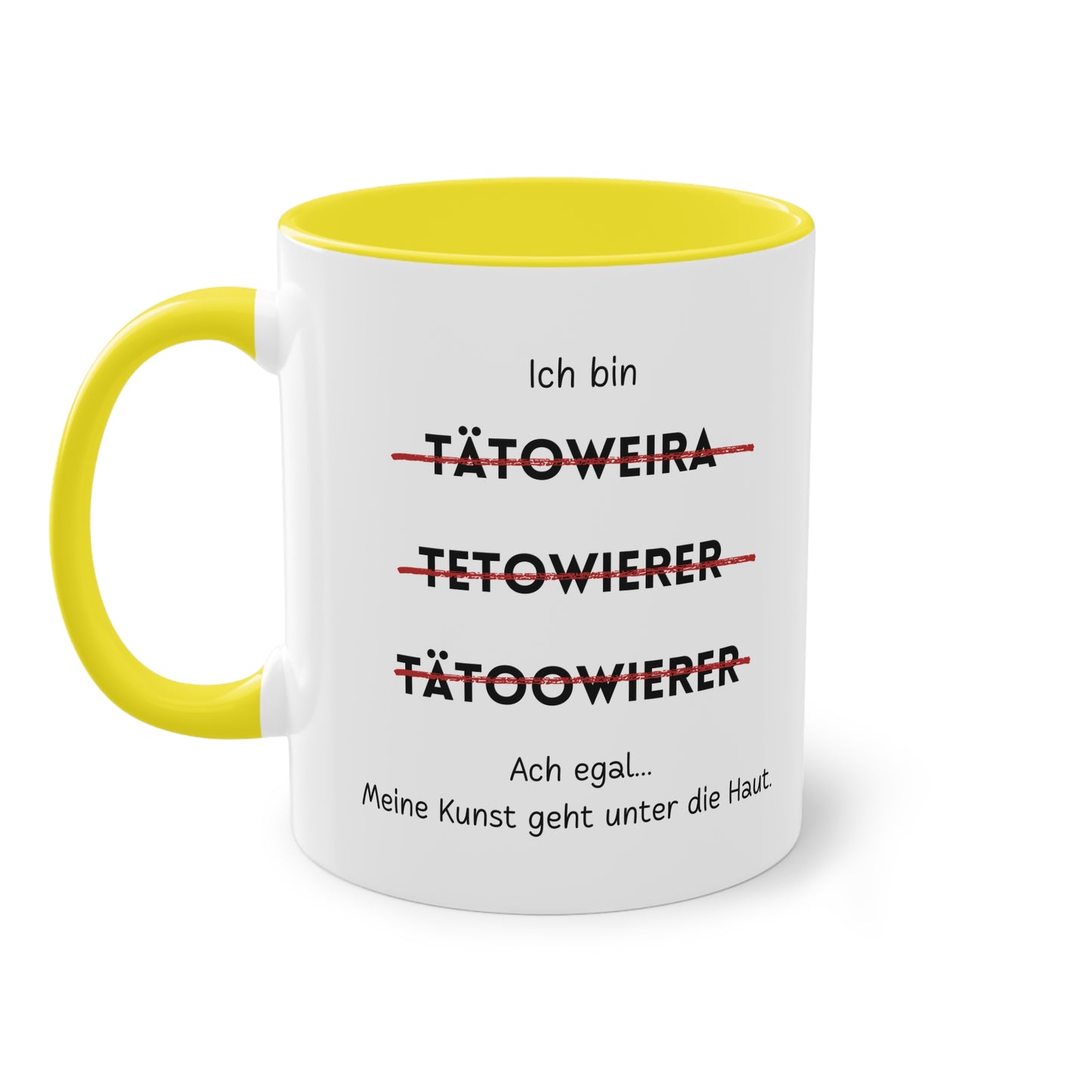 Ich bin Tätowierer - Zwei-Ton-Tasse