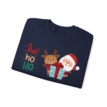 Ho ho ho Rentier und Santa  - Unisex Sweatshirt