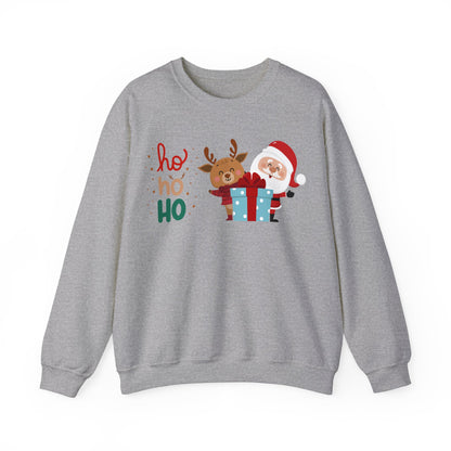 Ho ho ho Rentier und Santa  - Unisex Sweatshirt