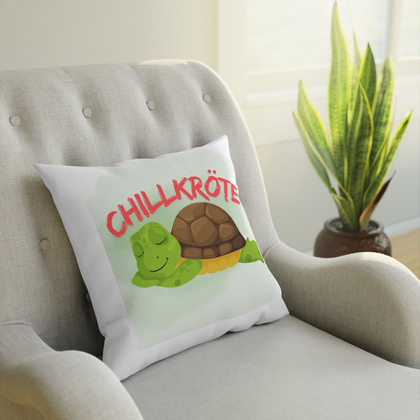 Chillkröte - Sofa-/Dekokissen