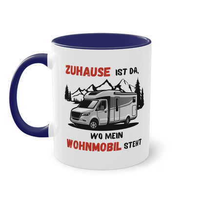 Zuhause ist da, wo mein Wohnmobil steht - Zwei-Ton-Tasse