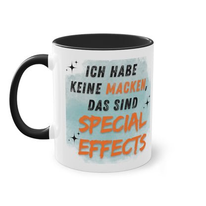 Ich habe keine Macken - Zwei-Ton-Kaffeetasse